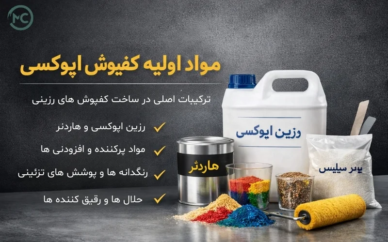 مواد تشکیل دهنده کفپوش اپوکسی